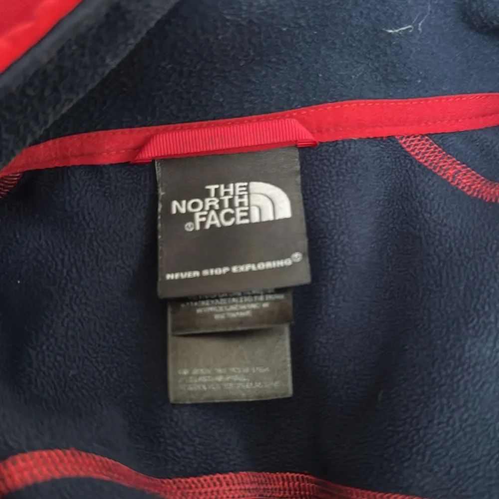 The North Face Men’s Red and‎ Black quarter zip Jacket